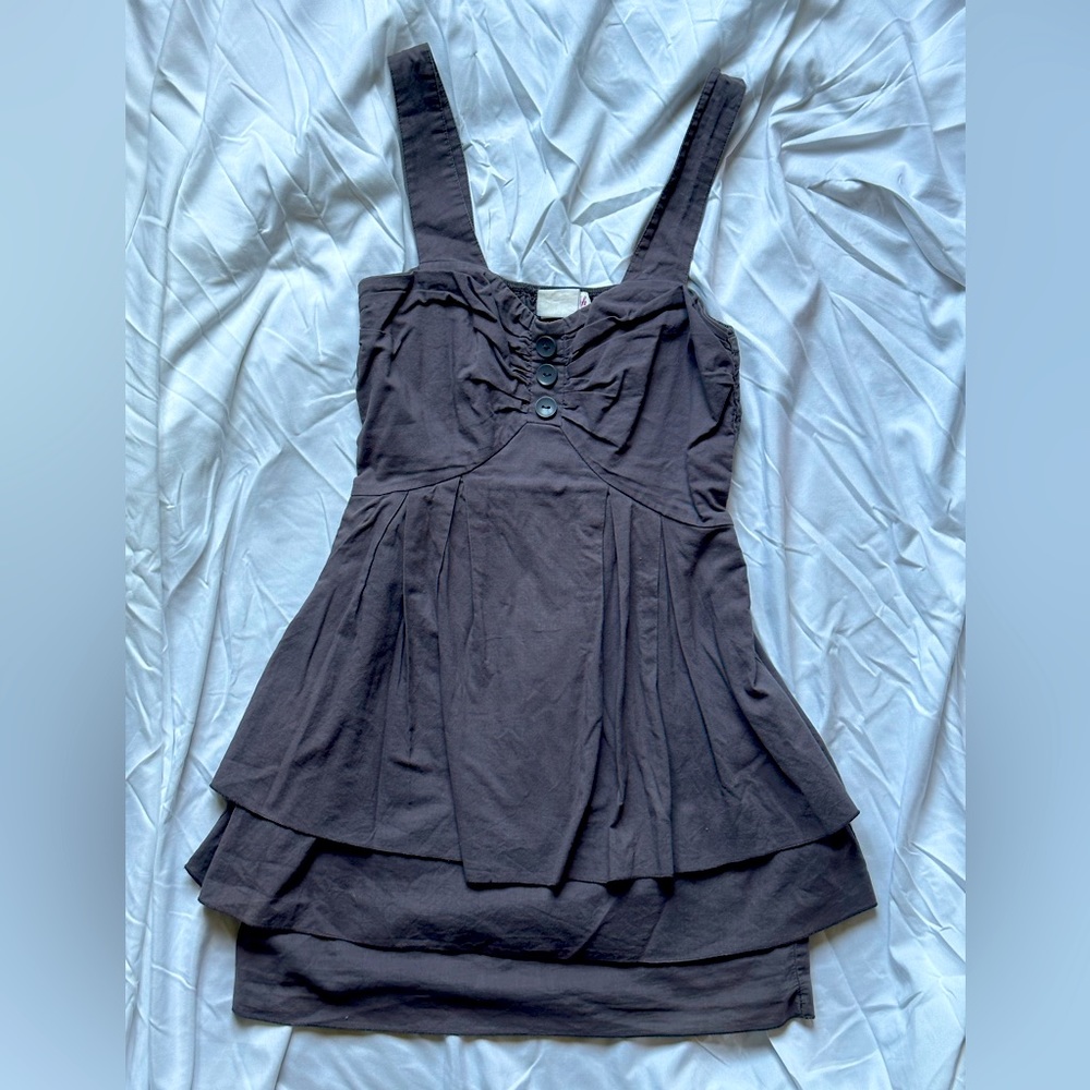 Dark Grey Mini Dress